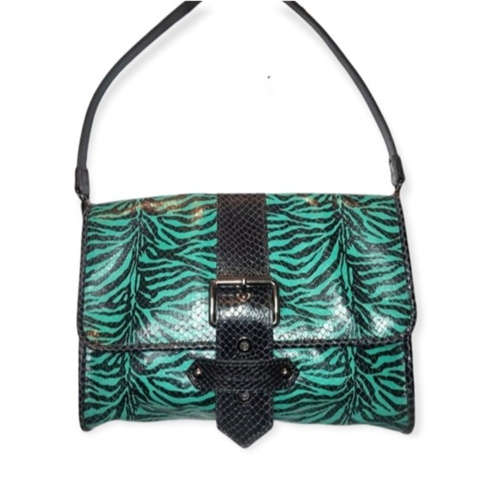 Longchamp Zebra Embossed Leather bag